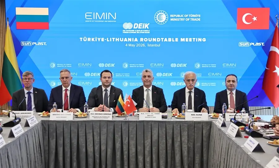 Ticaret Bakanı Ömer Bolat, "Türkiye-Litvanya Yuvarlak Masa Toplantısı"nda Konuştu