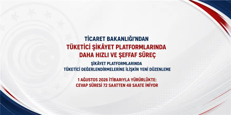 TİCARET BAKANLIĞI'NDAN TÜKETİCİ ŞİKÂYET PLATFORMLARINDA DAHA HIZLI VE ŞEFFAF SÜREÇ - Ankara gümrük müşavirliği ve dış ticaret rehberi