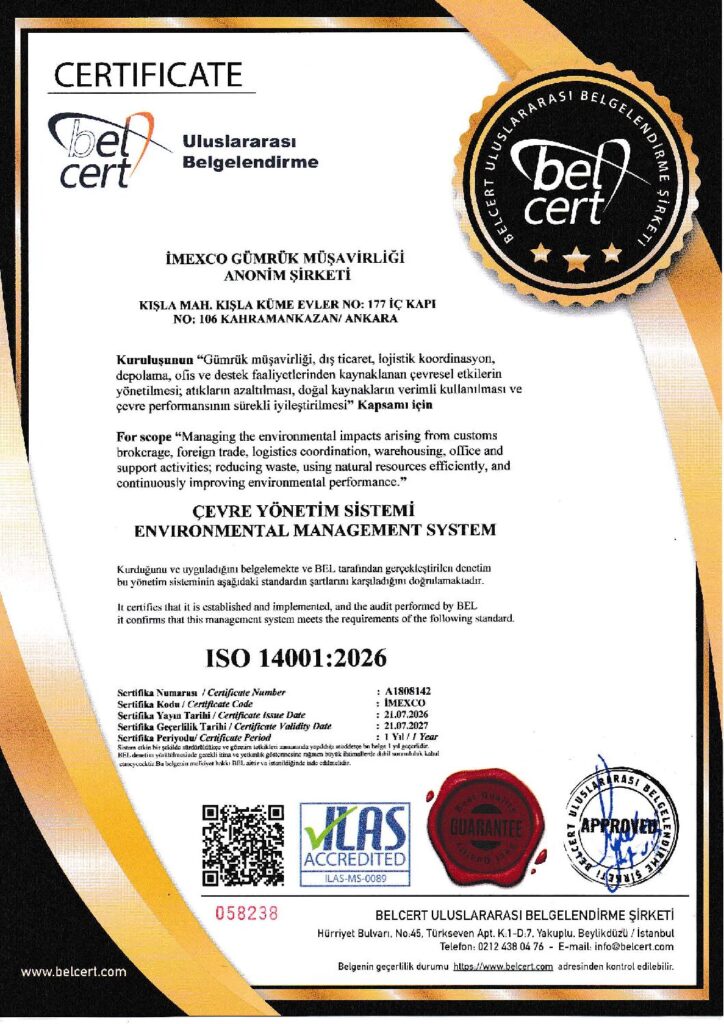 ISO 14001:2026 – Çevre Yönetim Sistemi